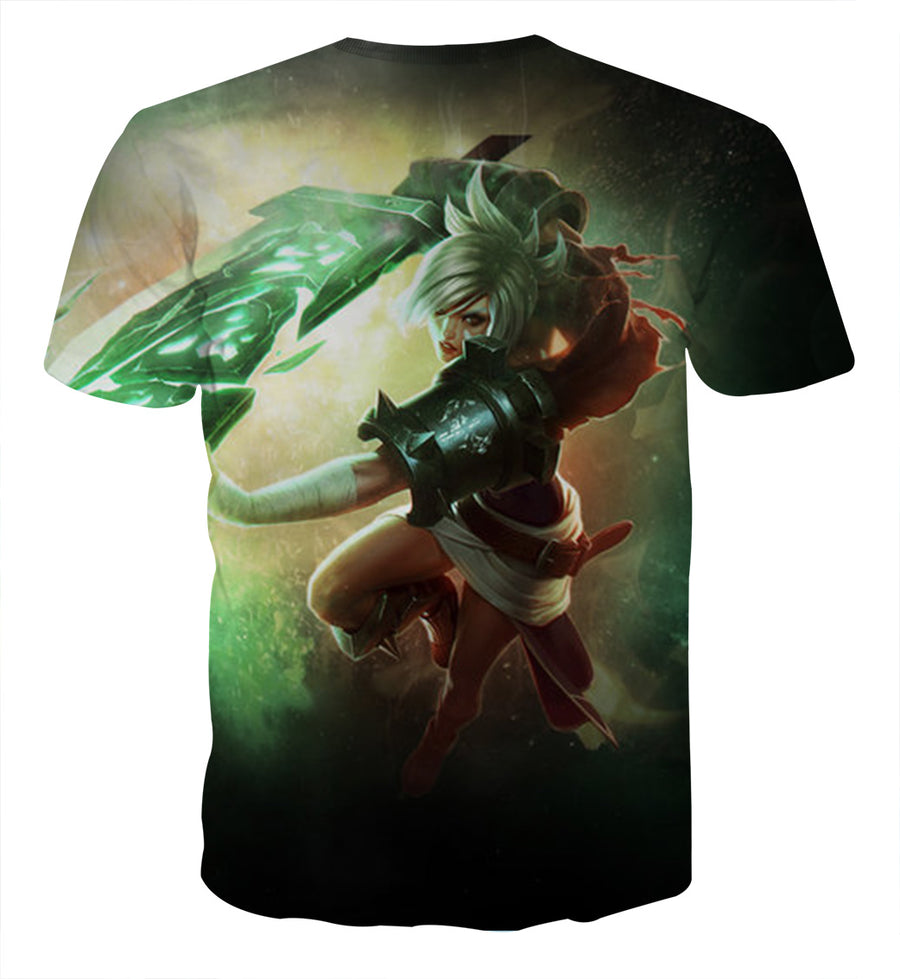 RIVEN 3D Full Printing T-SHIRT